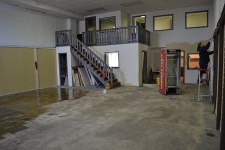 Getting the Coffee Warehouse ready